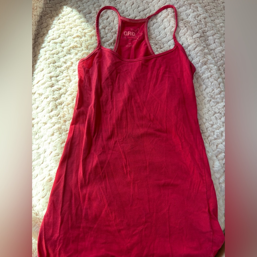 Vintage Red Garage Tank Top